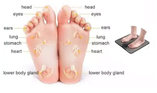 Electric EMS Foot Massager Pad